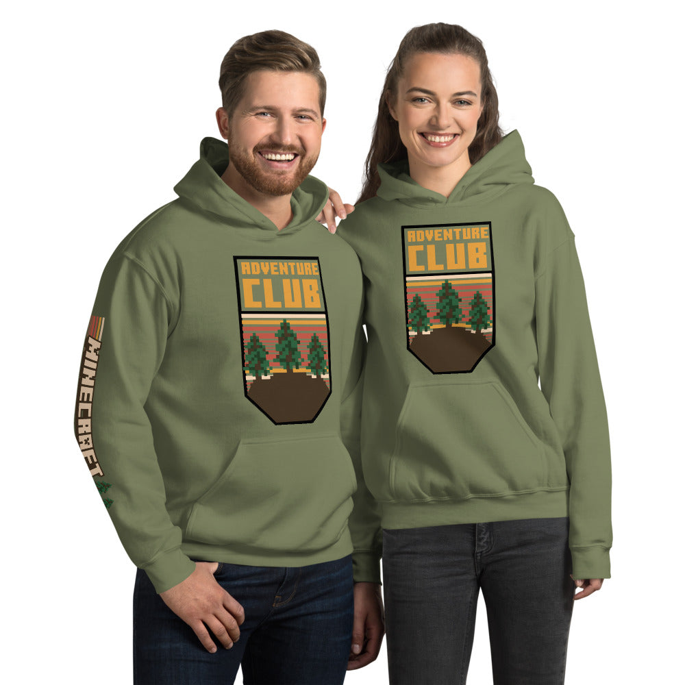 Minecraft Camping Adventure Club Adult Hoodie - Image 3