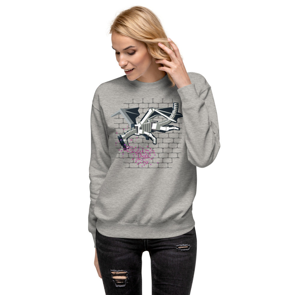 Minecraft Ender Dragon Unisex Crewneck - Image 3
