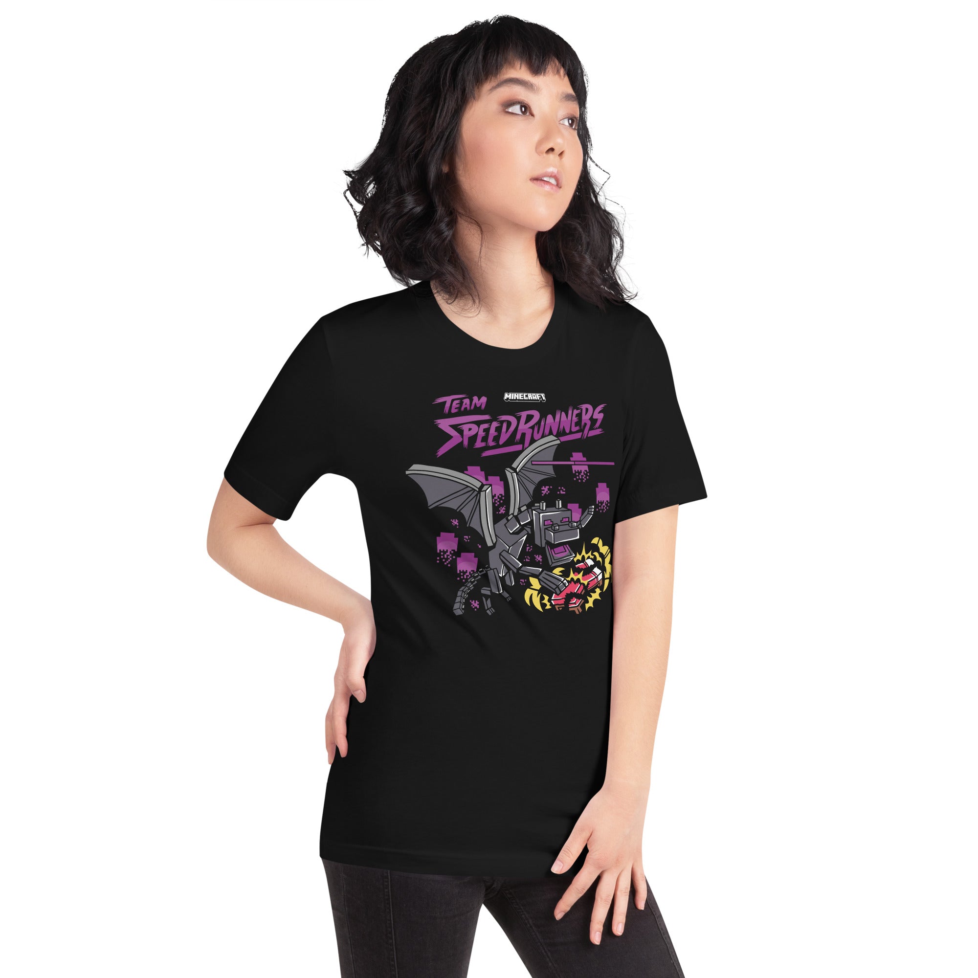 Alternative view of Minecraft T-Shirt Team Speedrunners