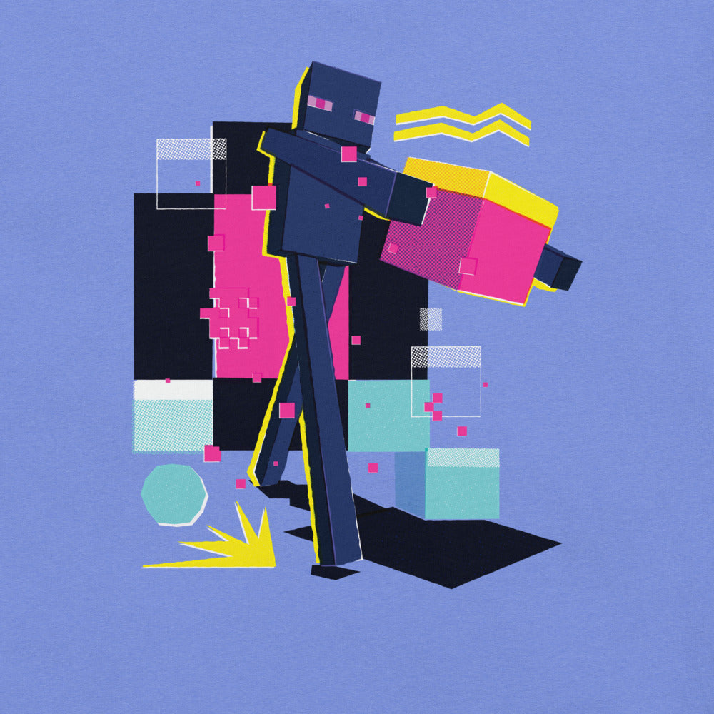 Alternative view of Minecraft Enderman Geo Pop Adult T-Shirt