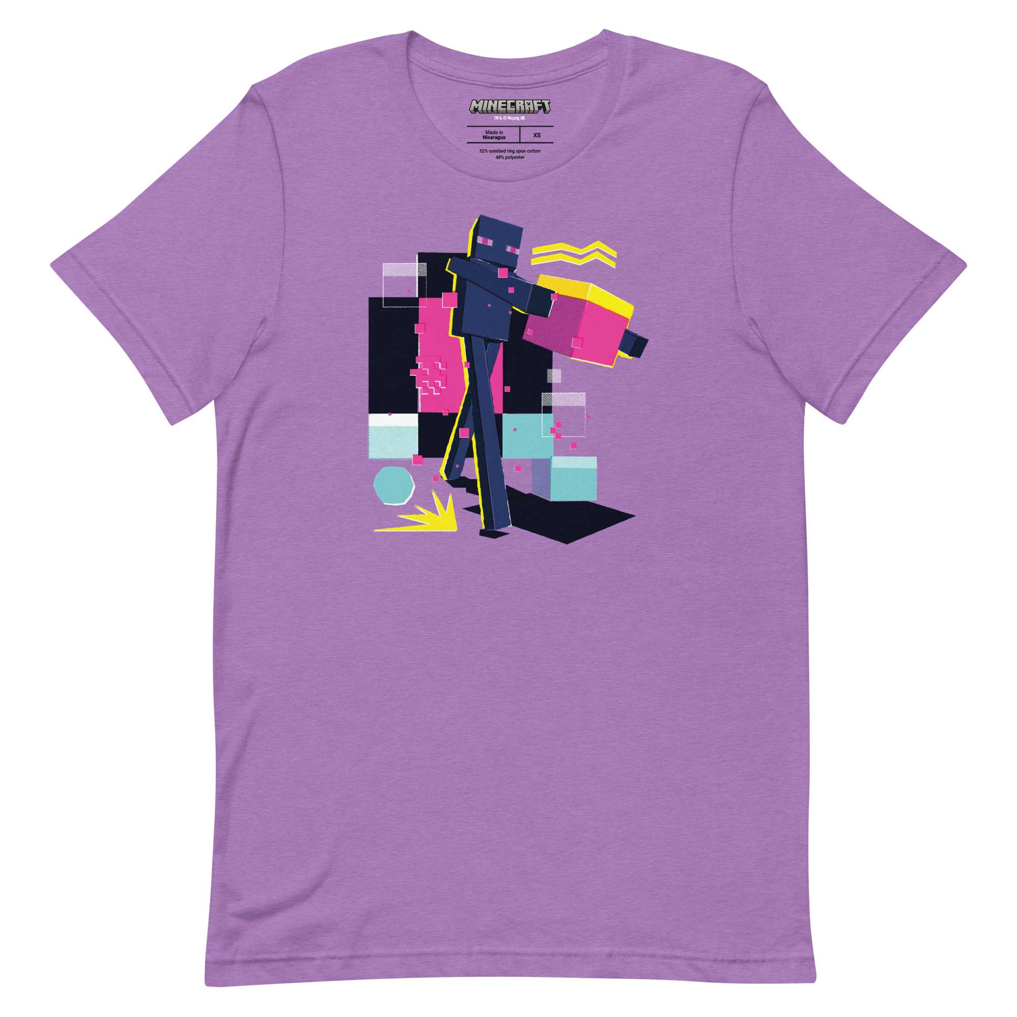 Minecraft Enderman Geo Pop Adult T-Shirt - Image 8