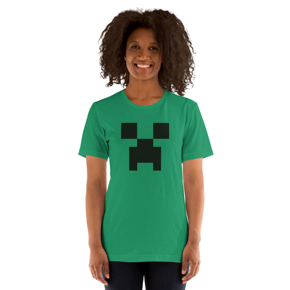 Minecraft Creeper Big Face Adult T-Shirt - Image 5