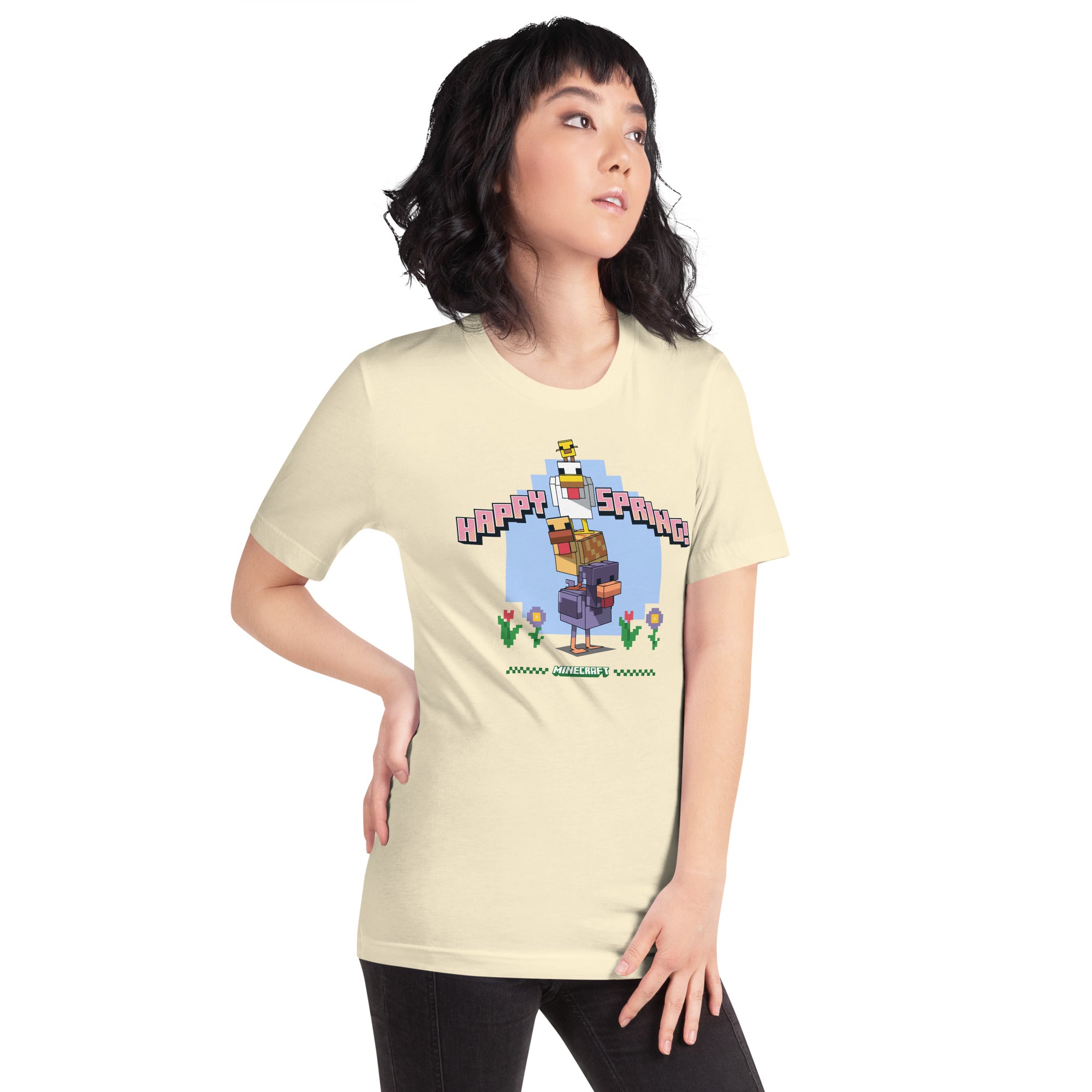Alternative view of Minecraft T-Shirt Happy Spring