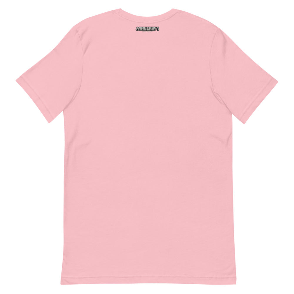 Minecraft Pink Sheep Adult T-Shirt - Image 12