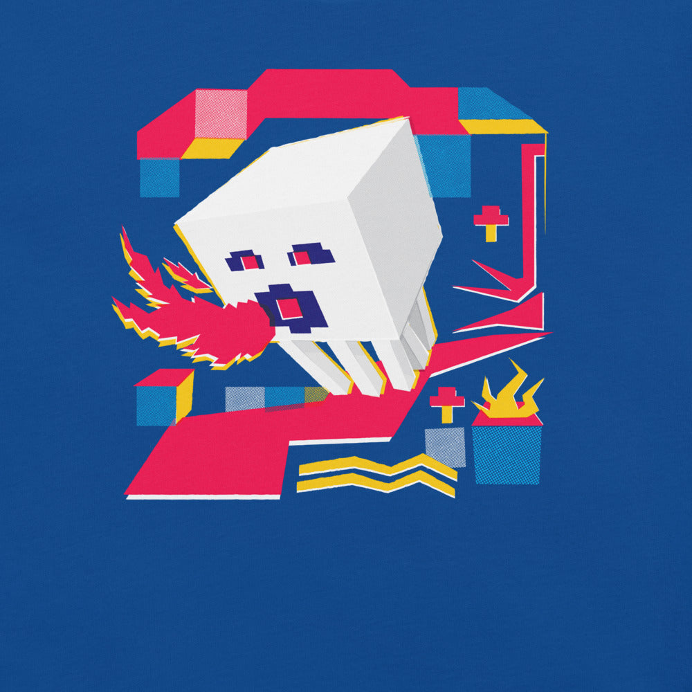 Alternative view of Minecraft Ghast Adult T-Shirt
