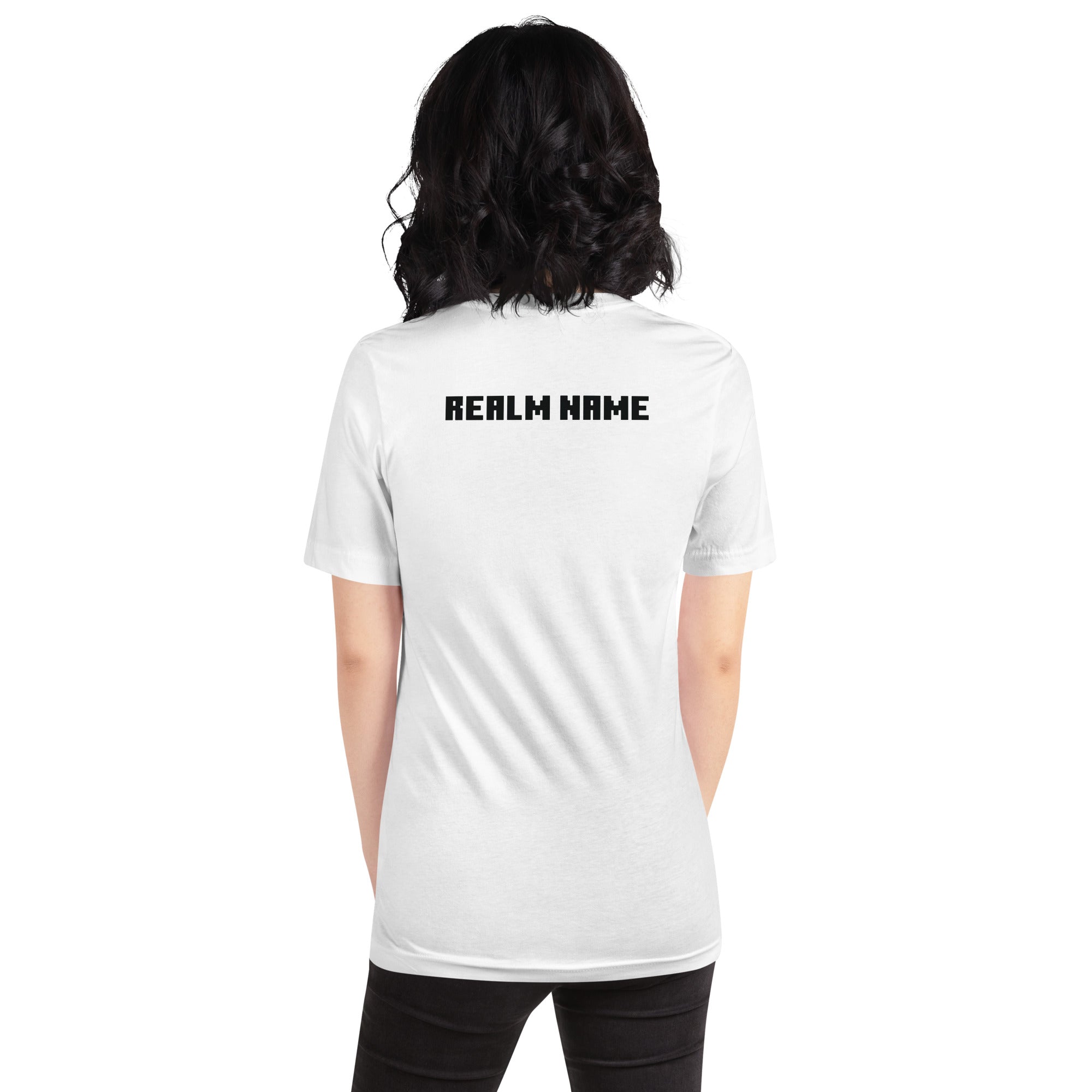 Minecraft Personalized Adult T-Shirt Realm Name - Image 3