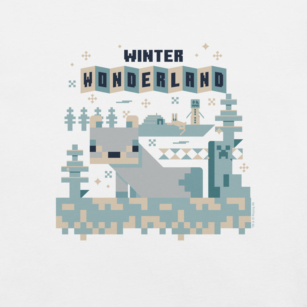 Minecraft Winter Wonderland Adult T-Shirt - Image 6