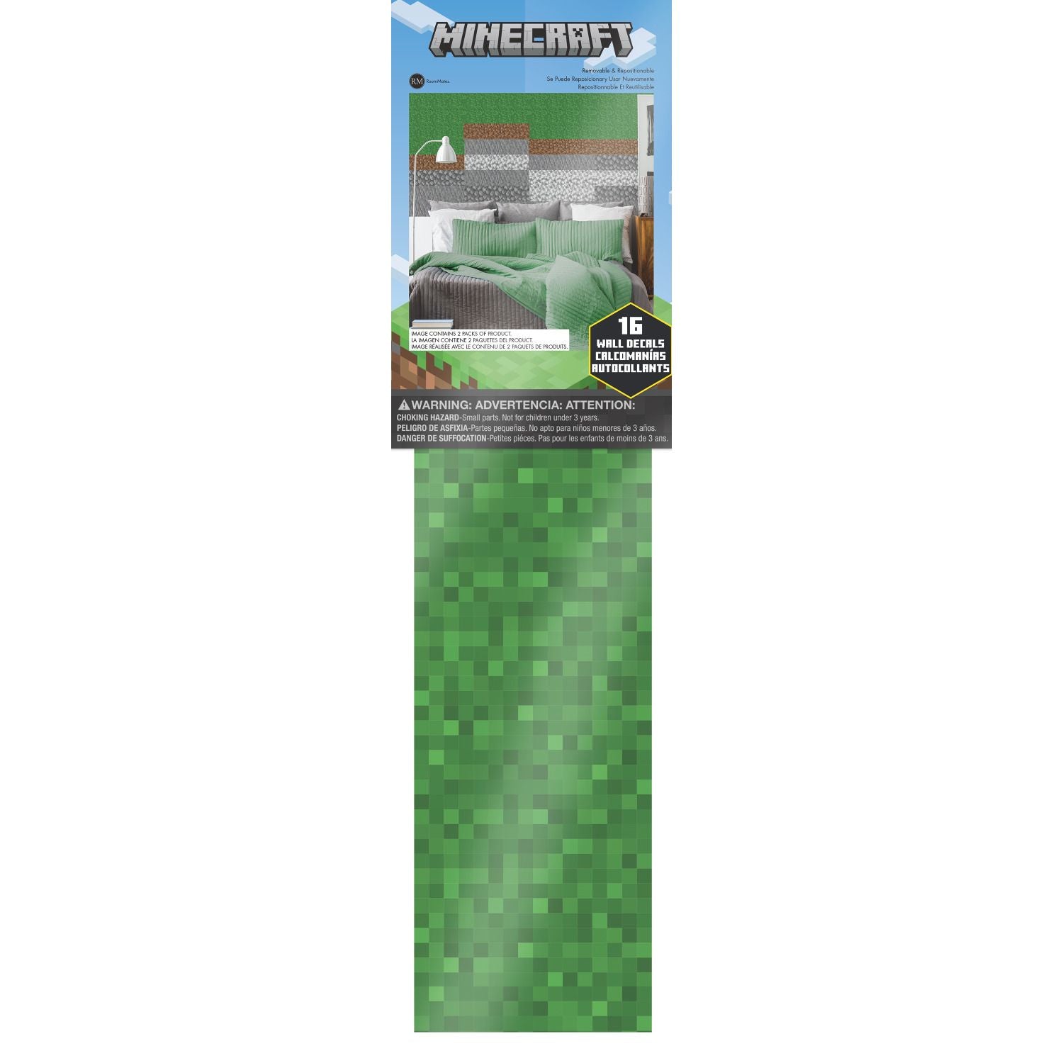 Minecraft Block Strips Wall Decals - Image 6
