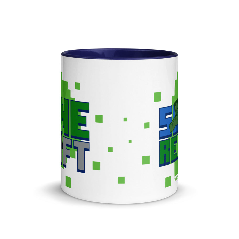 Alternative view of Minecraft Sleep Repeat Two-Tone Mug