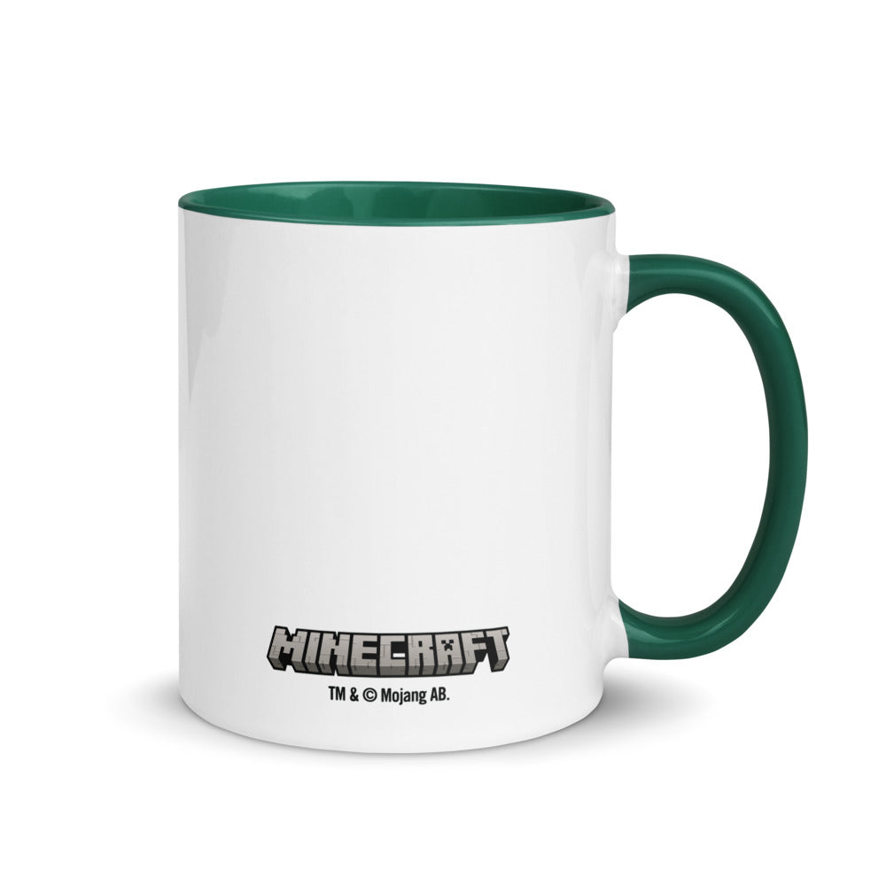 Alternative view of Minecraft Creeper Skeleton Two-Tone Mug