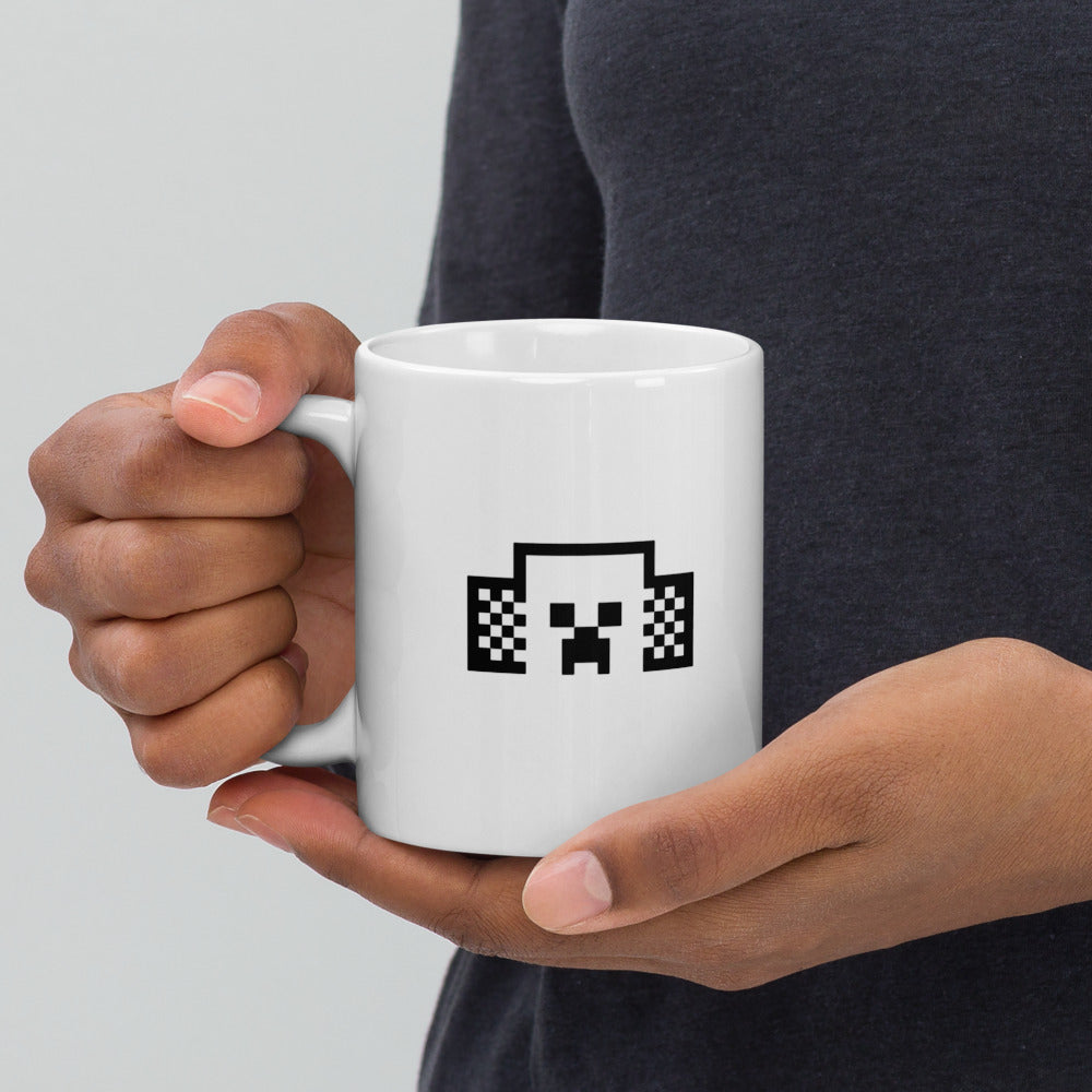 Minecraft Tuned In Creeper White Mug - Image 5