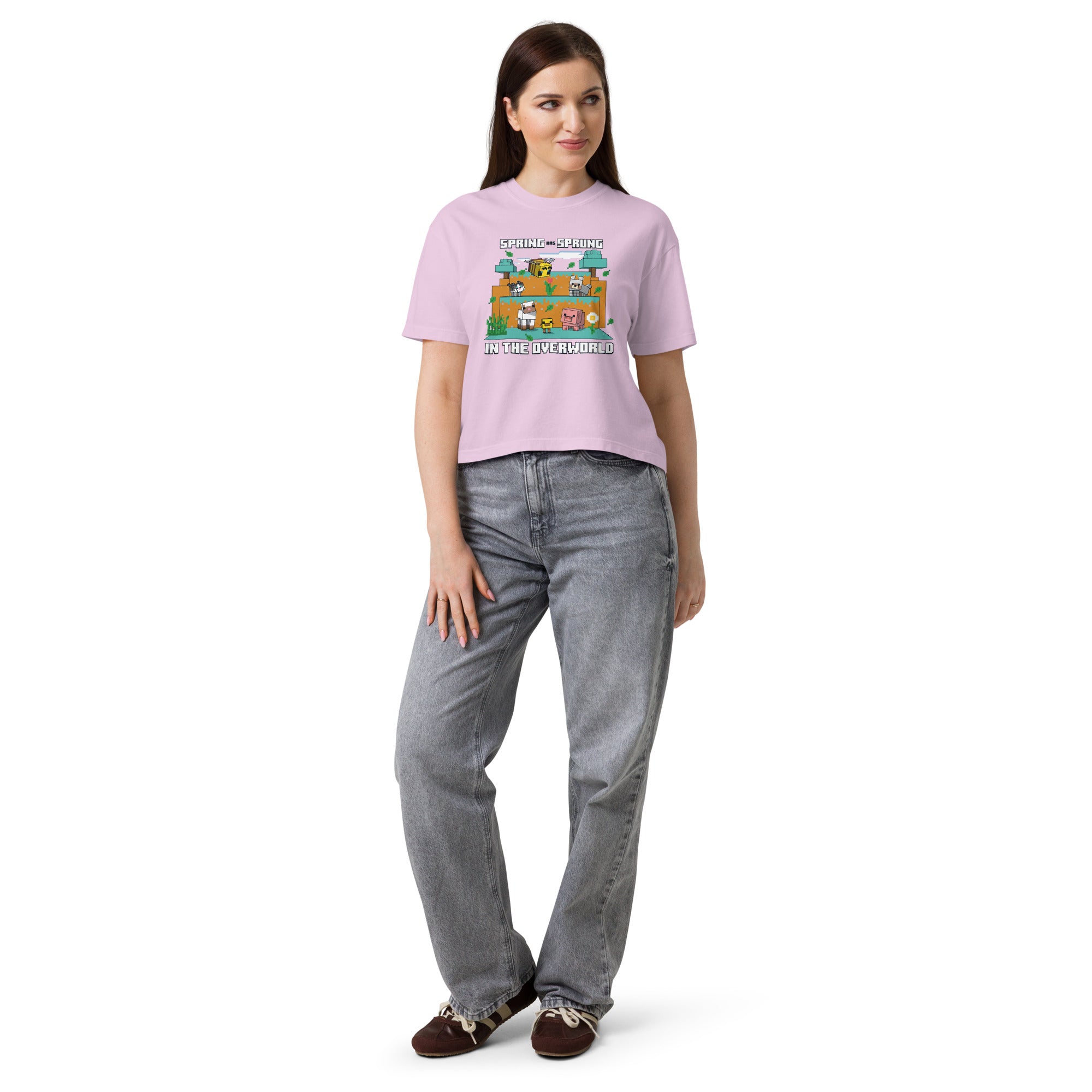 Alternative view of Minecraft Women's Boxy T-Shirt Spring has Sprung