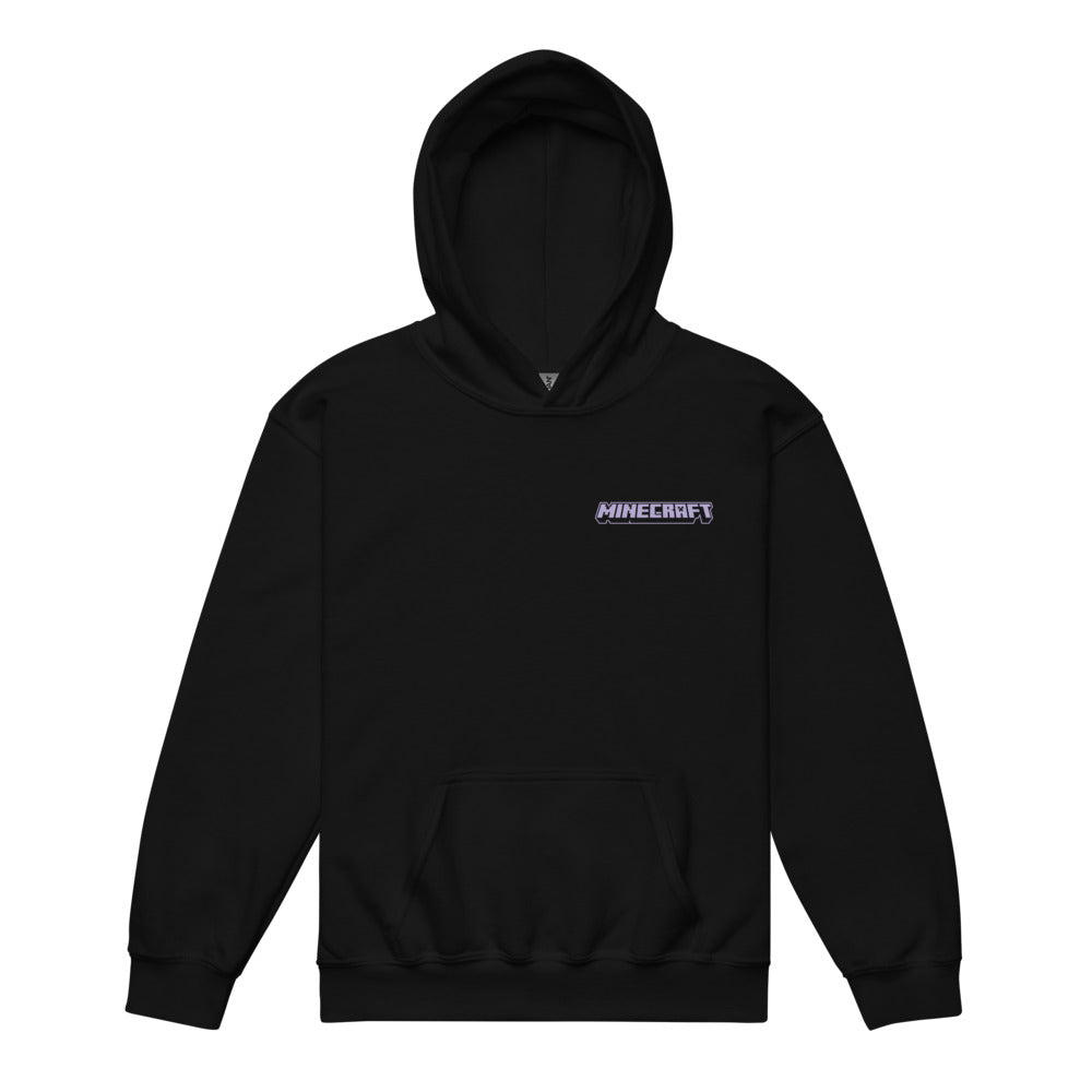 Alternative view of Minecraft Breeze Checkered Kids Hoodie