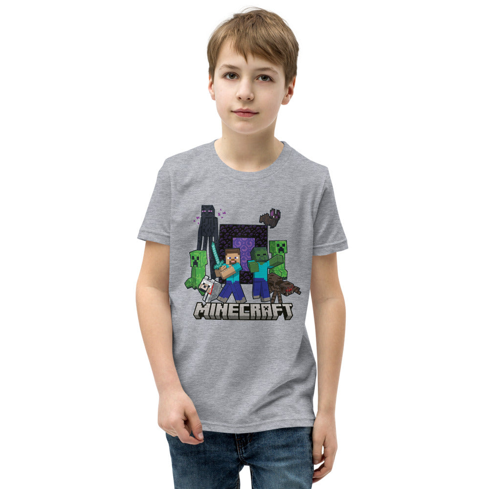 Minecraft Iconic Group Kids T-Shirt - Image 3