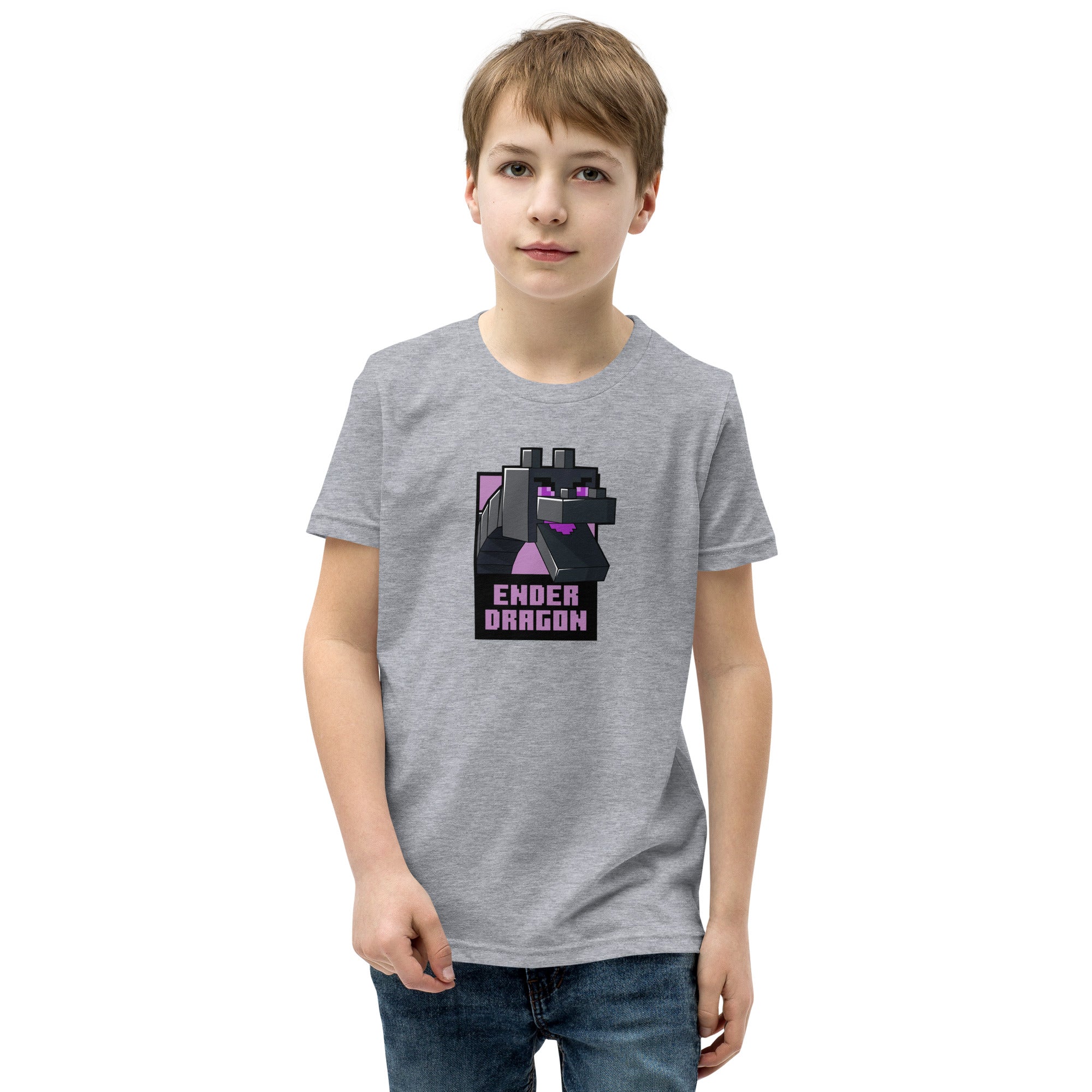 Alternative view of Minecraft Youth T-Shirt Ender Dragon
