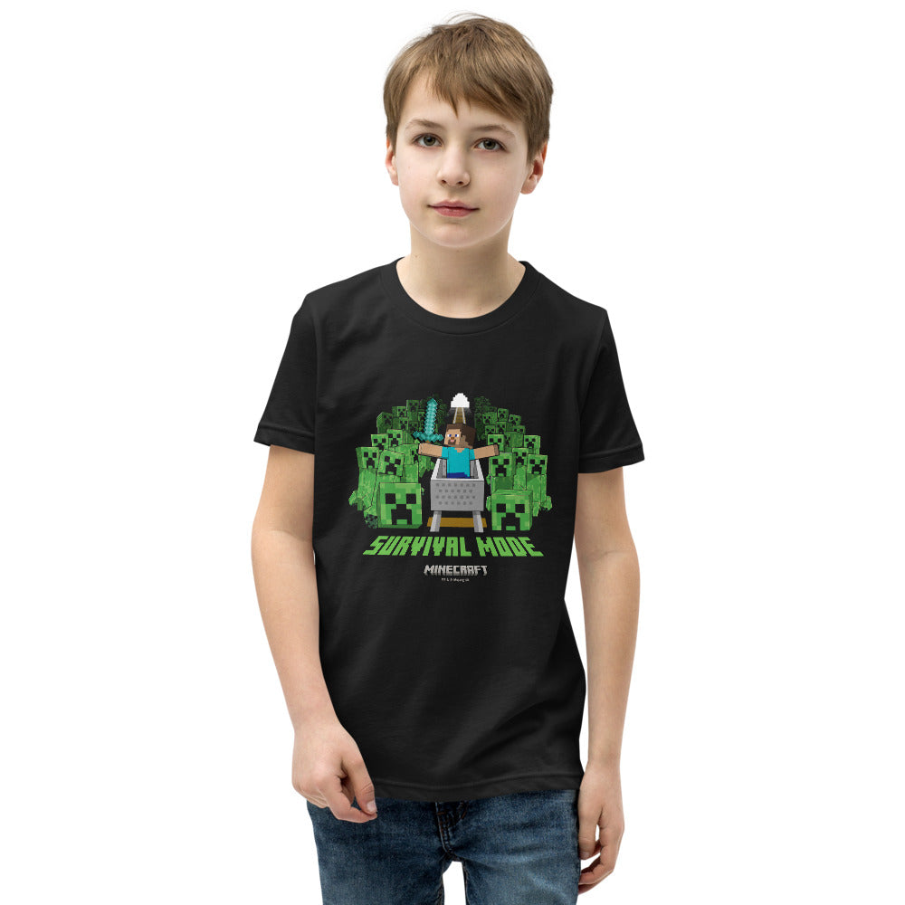 Mnecraft Creeper Mines Kids T-Shirt - Image 3
